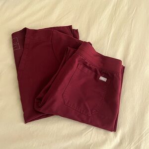 Figs Burgundy Scrubs